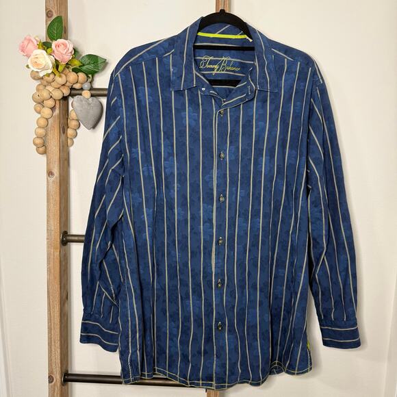 Tommy Bahama Long Sleeve Button Up Mens Shirt - Picture 2 of 8